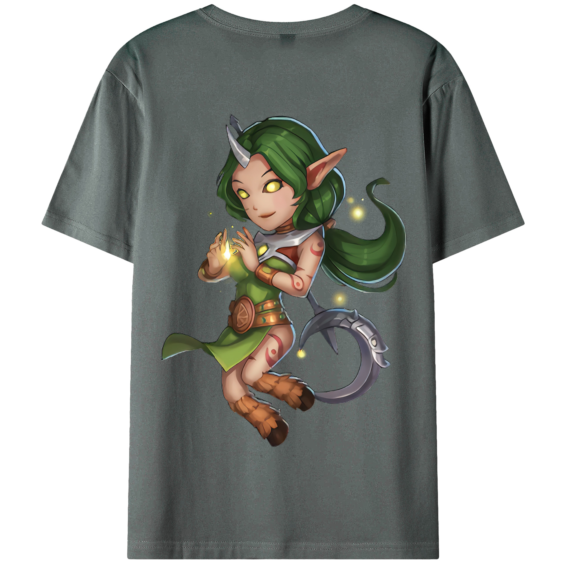 リーグ・オブ・レジェンド League of Legends LOL 綿100％半袖Tシャツ（背面プリント）